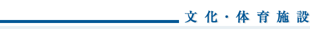 業務実績／文化・体育施設